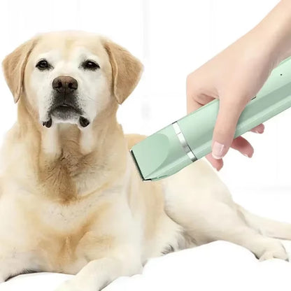 4-In-1 Multi-Functional Electric Dog Clippers for Grooming Cordless Dog Shaver Clippers Trimmers Low Noise Pet Grooming Tools